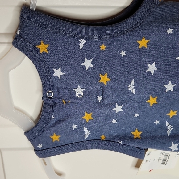 Junk Food Day Off Baby Wonder Woman Sleeveless One Piece Size 6M NWT - Picture 6 of 10